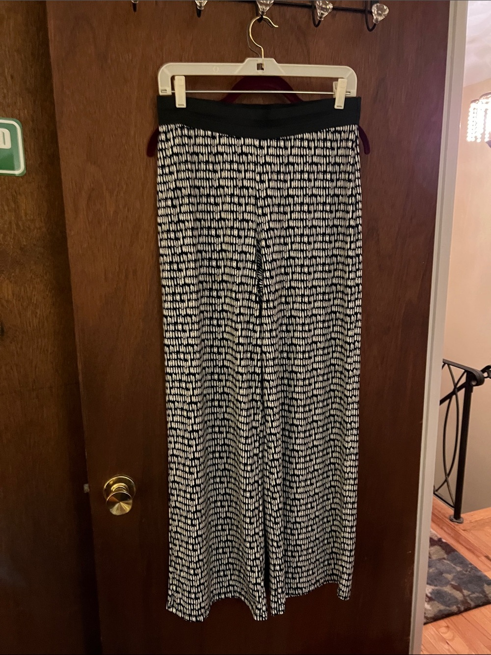 Alfani petite small polyester wide leg dress pants